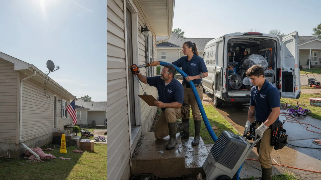 Ceiling Water Damage Restoration in New Richmond, IN near me